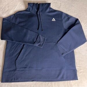 NWT Reebok navy blue delta logo hoodie size 2XL (unisex)